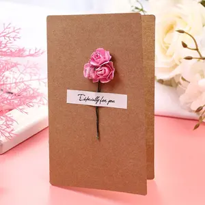 Pink Rose Greeting Card