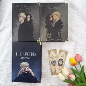 The Auction 3 Book Hardcover Set by LovesBitca8 | All The Wrong Things, The Right Thing To Do | Dark Romance Fantasy Collection | BookTok Reader Gift