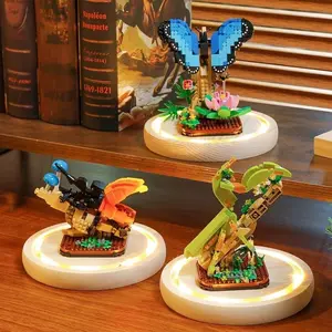 Insect Microbead Building Blocks Animal Puzzle Toy for Kids, Educational Gift for Boys, Birthday Present, Intelligence Development