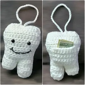 Tooth Fairy Keepsake Pillow Crochet Handstitched