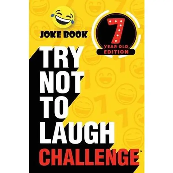 USED Book - The Try Not to Laugh Challenge - 7 Year Old Edition: A Hilarious and Interactive Joke Book Toy Game for Kids - Silly One-Liners, Knock Knock Jokes, an by Crazy Corey (Paperback) - english
