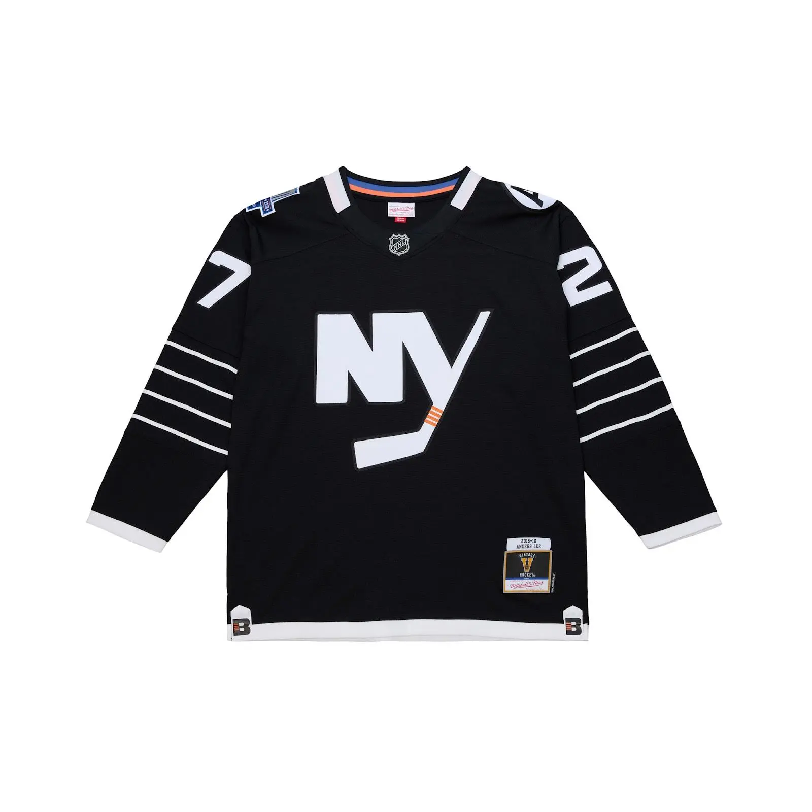 Anders Lee New York Islanders 2015-16 Black Alternate Power Play Jersey NHL Throwback Hockey Fan Gear Mitchell & Ness