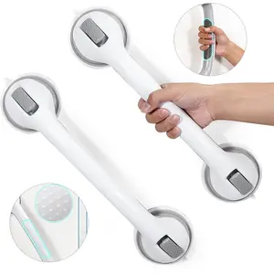 Powerful Suction Cup Bathtub and Shower Grab Bar for Walls, Installation-Free and Slip-Resistant, Ideal for Seniors, Kids, and Injured Individuals