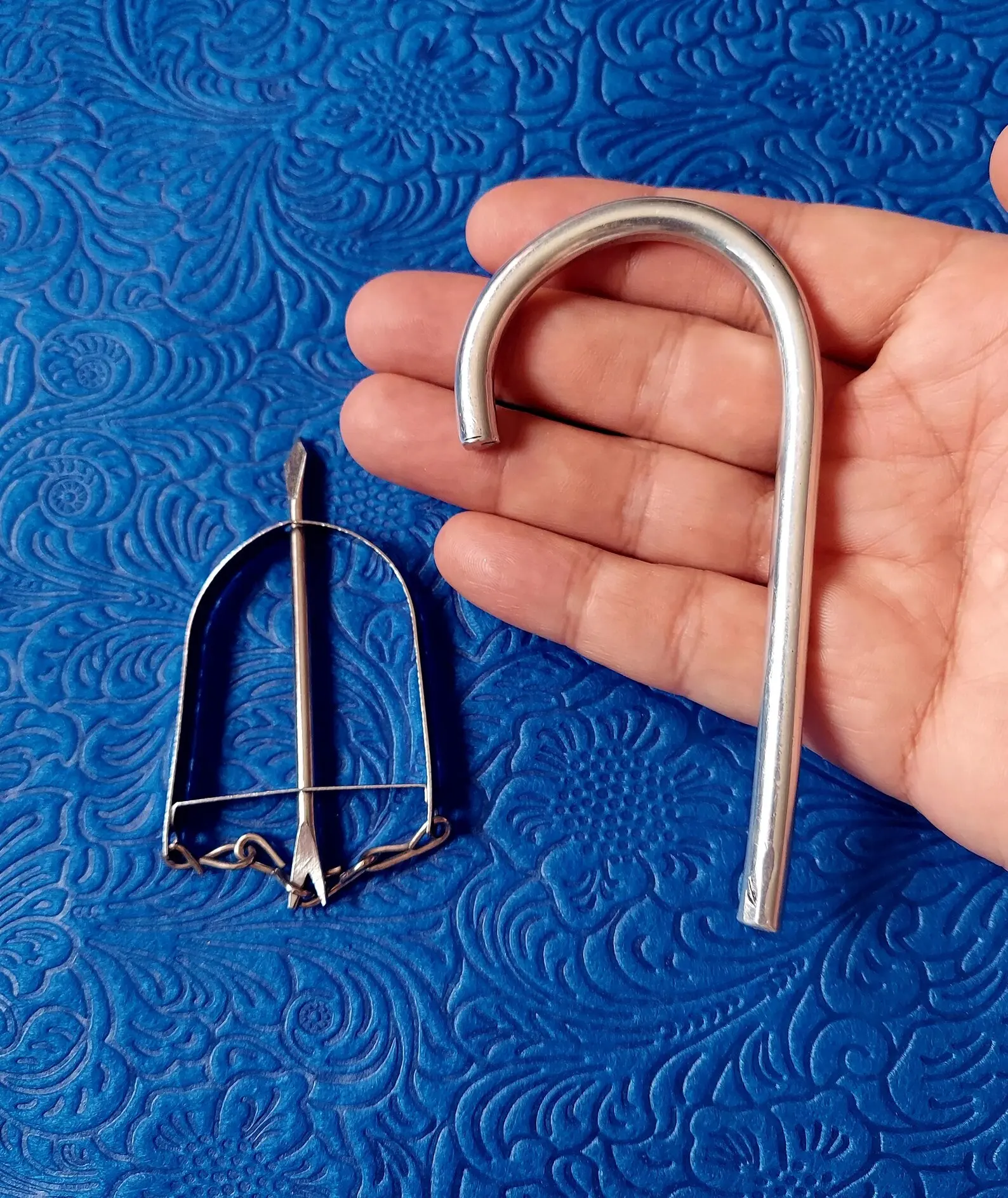 Asaba Inle Metal Tool Set Handmade Cane & Akofa Orisha Altar Tools