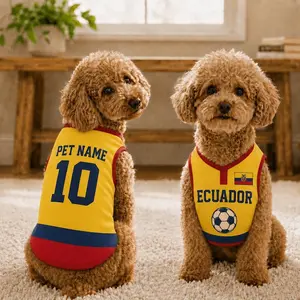 Personalized Ecuador Pet Jersey, Pet Jersey, Outfit For Dog