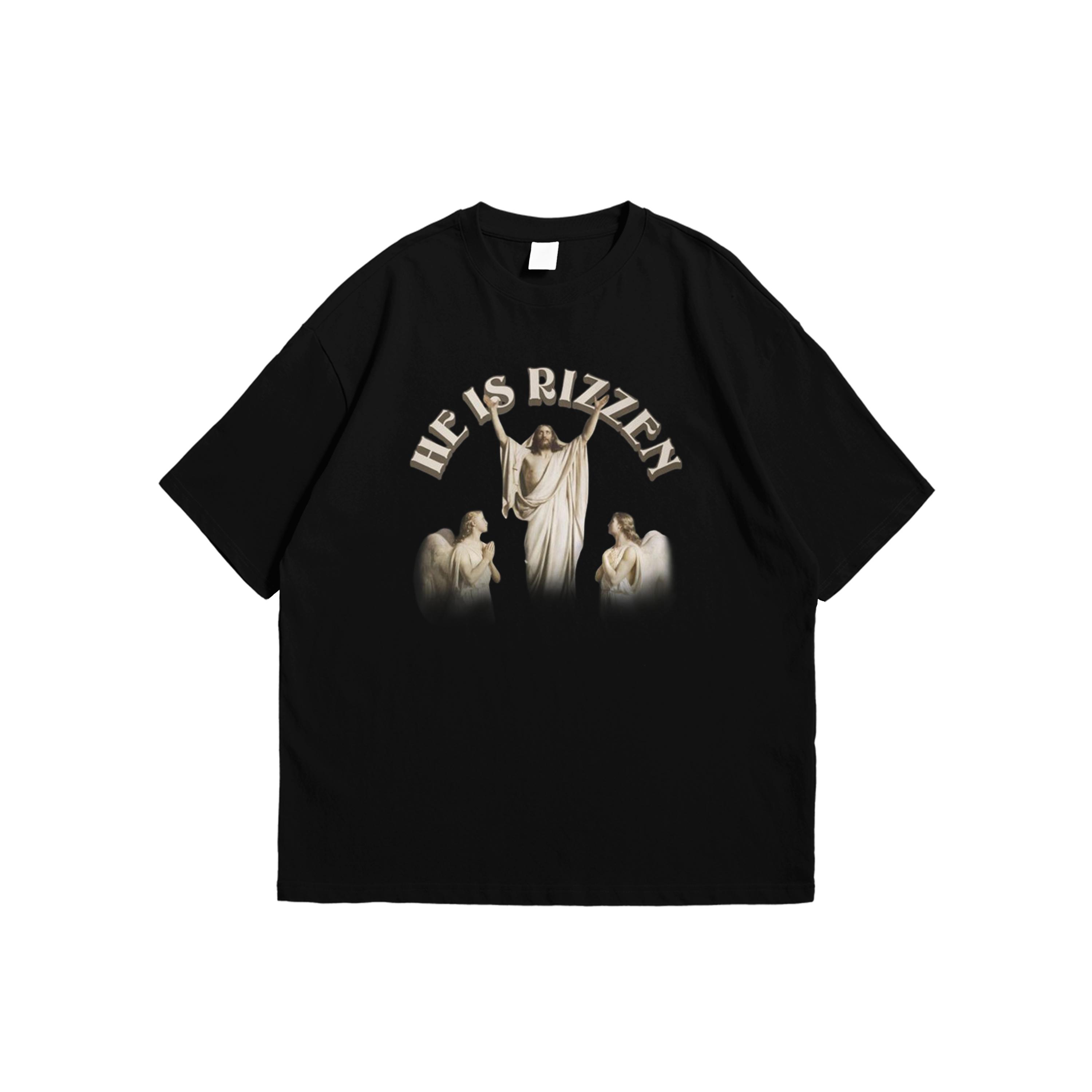 He Is Rizzen, Color Splash: Graphic Tee, All Sizes Embraced