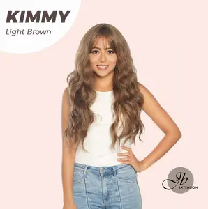 JBEXTENSION 24 Inches Light Brown Body Wave Wig KIMMY LIGHT BROWN