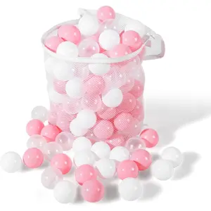 Crush Proof Soft Plastic Ball Pit Balls, 100 200 500pcs Toy Balls for Kids Baby, for Ball Pits Play Tent Baby Pool, Stress Water Toys for Birthday Party Decoration