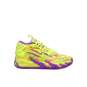 PUMA Kids Girls Mb.03 Spark  Basketball Sneakers Shoes - Yellow