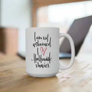 Guilty Pleasure Hallmark Movie Coffee Mug, Love Hallmark Movies, Gift for Her, Coffee Mug, Coffee Lover Hallmark Channel, Hallmark Christmas