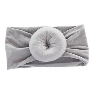 SALE Gray Nylon Turban Style Headwrap