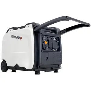 Hardware Super quiet Inverter Generator 4500w portable generator electric start, foldable handle with wheel,212cc 4 stroke EPA compliant