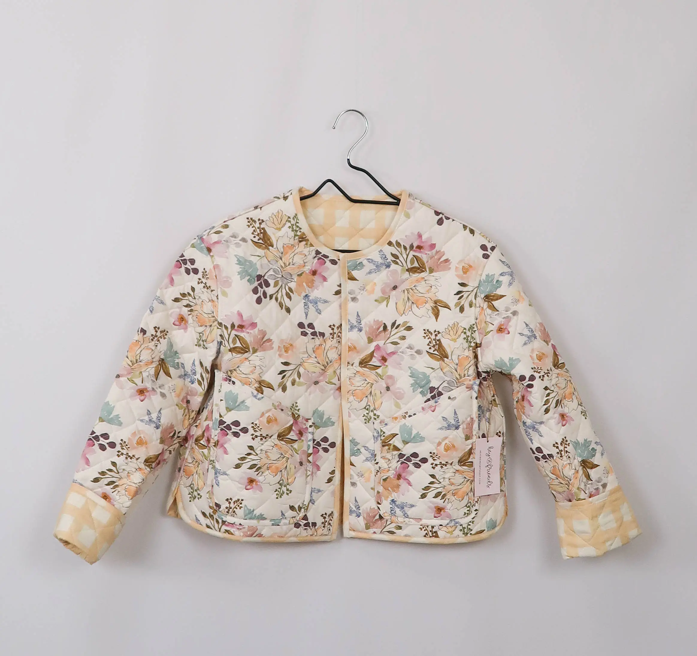 Carly Floral Quilted Reversible Jacket