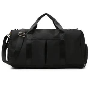 Sports Gym Duffel Bag for Men or Women Waterproof Weekender Travel Bag with Shoes Compartment Dry and Wet Separation for Training Swim Yoga