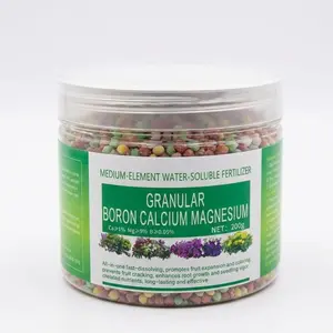 Universal Plant Granular Boron Calcium Magnesium Fertilizer 200g, Slow-Release Water-Soluble Trace Element Formula for Flowers, Vegetables and Agricultural Growing