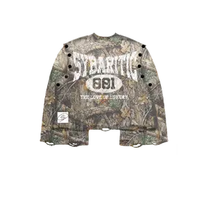 ‘001' CAMO SWEATER