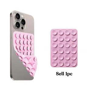 Double-sided Silicone Suction Cup Handheld Phone Holder, Phone Accessory for Selfie & Video, Stand, Cell Phone Holder, Mount