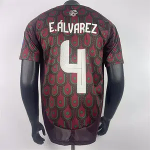 Football Jersey E.Alvarez 4 / Classic Retro Breathable Men'S Short Sleeve Jersey Does not apply
