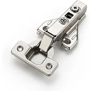Full Overlay 4 Packs (2 Pairs) Concealed Kitchen Cabinet Hinges 105  Soft Close Adjustable Cabinet Door Hinges for  Frame Cabinet