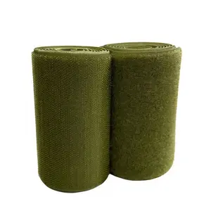 4 inch 100mm Beige Non-adhesive Hook and Loop fastener Tape Sewing on the hook loop DIY