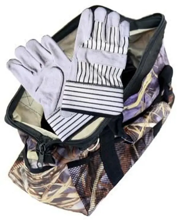 BILLET4X4 CAMO 15 INCH Wide-Mouth Recovery KIT Bag with Work Gloves (Off-Road Vehicles)