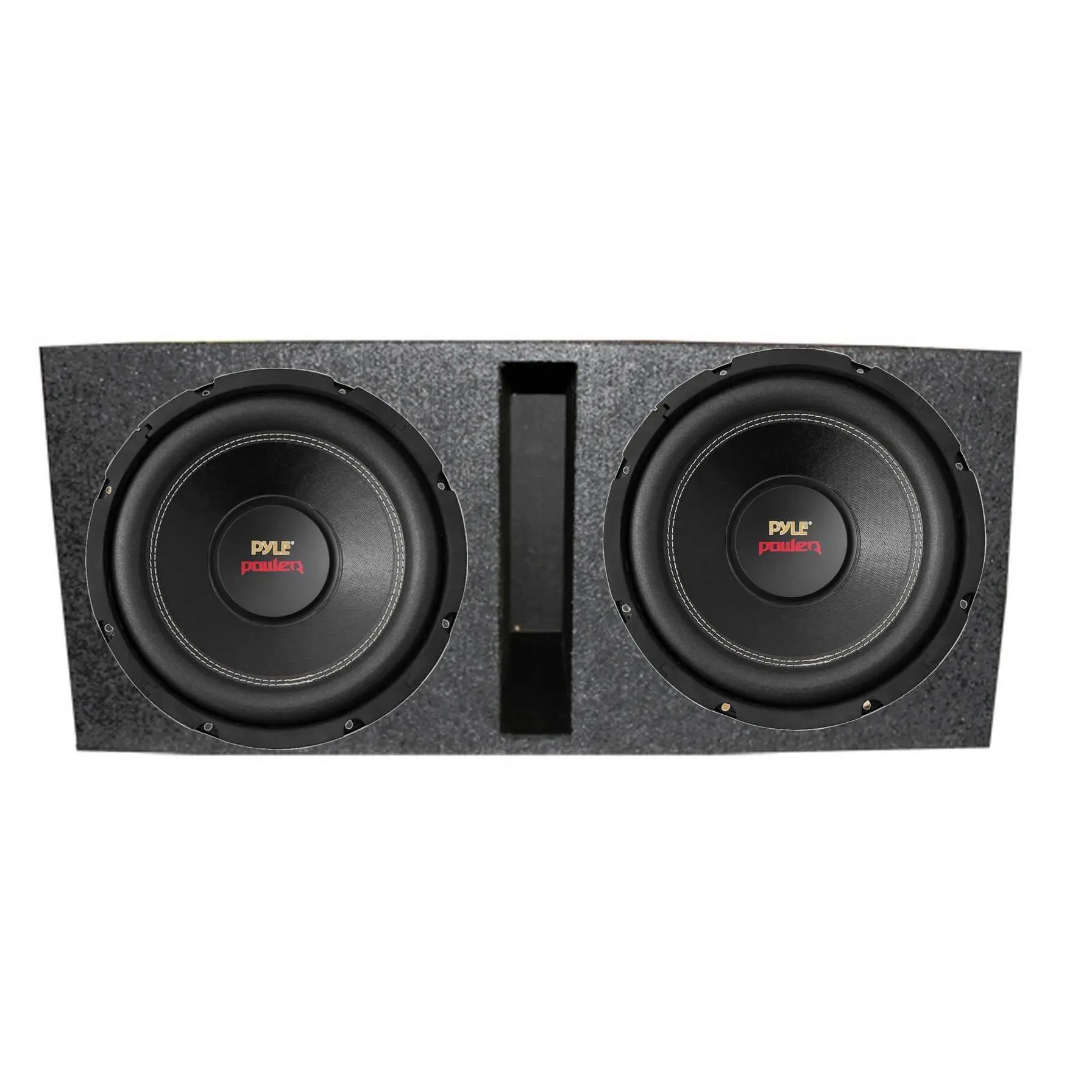 Pyle PLPW12D 12" 3200W 4-Ohm DVC Car Subwoofer Sub and Dual Ported Enclosure Pyle PLPW12D 12" 3200W 4-Ohm DVC Car Subwoofer Sub and Dual Ported Enclosure