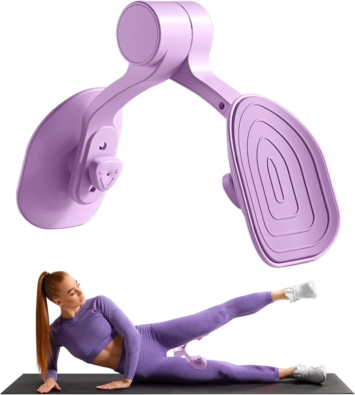 Thigh & Arm Trainer - Inner Thigh Exerciser with Digital Display, 360° Rotation, Home Workout Gear for Indoor Use
