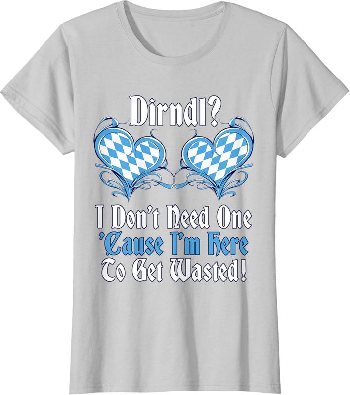 Womens Bavaria Costume Party German Dirndl - Funny Festival Beer T-Shirt - Dakotamc Shop 79B0BBN9P891
