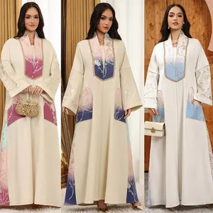 DubaiDress Women Abaya Eid Muslim Jalabiya Kaftan Elegant Pocket Party Caftan Jalabiya Ramadan Long Dresses Dubai Arab Robe 2026