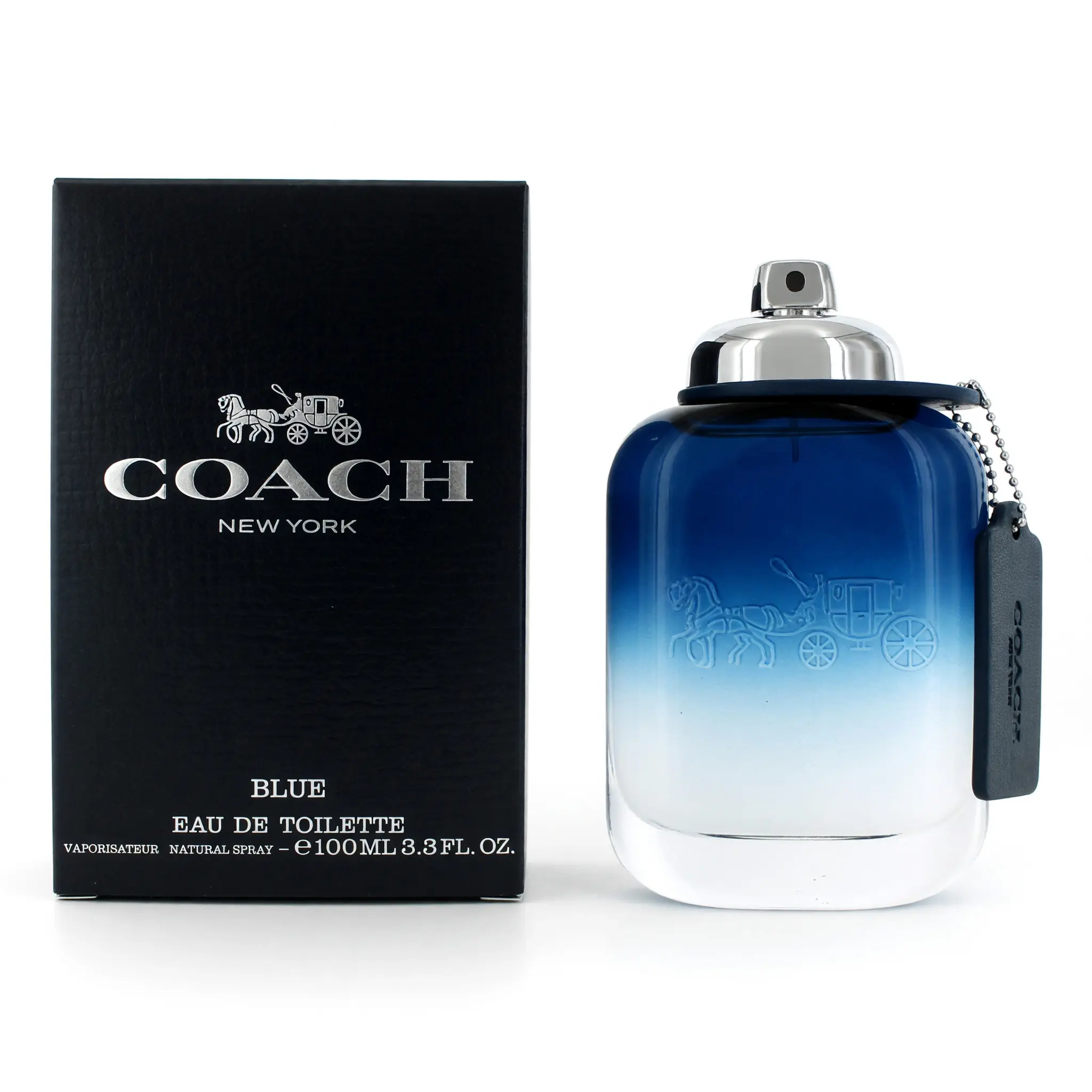 Coach Blue by Coach, 3.4 oz EDT Spray for Men, Masculine Cologne, Bright Citrus