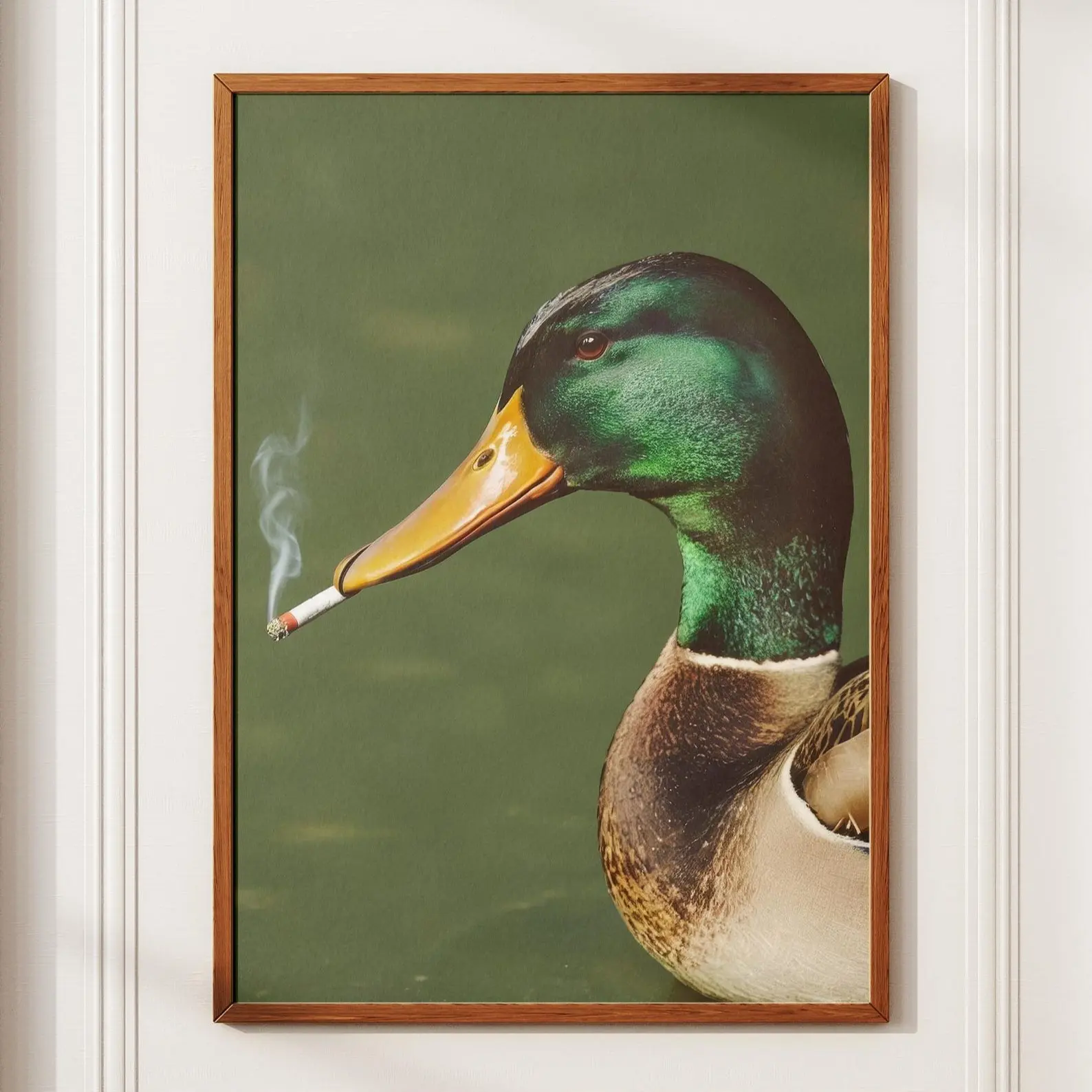 animals smoking cigarettes poster Animal Smoking a Cigarette Vintage Poster Unframed, Art Funny Retro  Whimsical Print, Cabin Wall Decor Outdoor Illustration, Gift for Dad,  Unique Gift