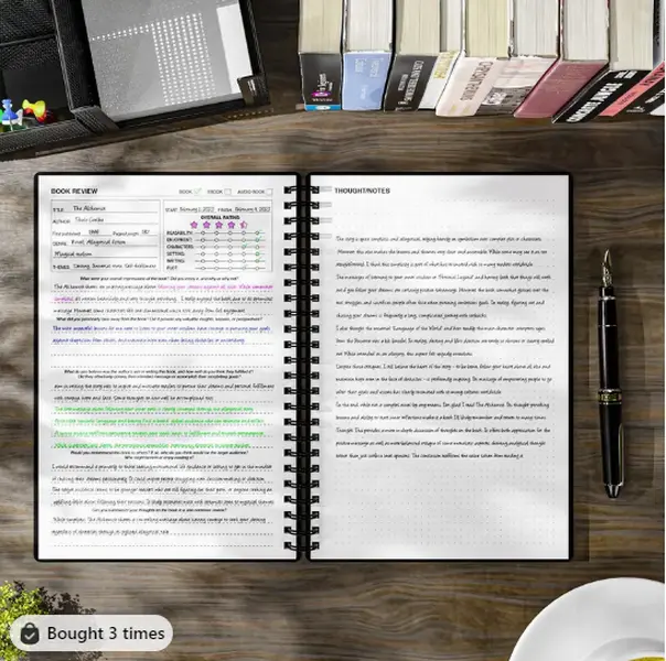 Ultimate Book Lover's Journal: Organizational Tracker & Review Log | Reading Log, Bookshelf Tracker, Book Review, Reading Journal