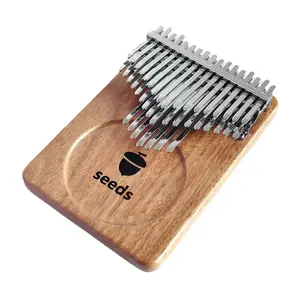 Seeds Chromatic Kalimba 41 Keys C Tone 3 Layer Professional Thumb Piano Handmade Okoume Wood Calimba Musical Keyboard Instrument