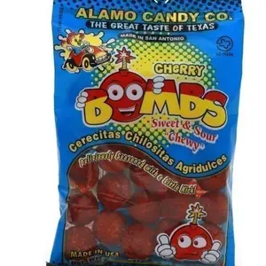 Alamo Candy Sweet & Sour Cherry Bombs Gummies
