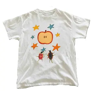 Y2K retro bugs and apple T-shirt Size S-5XL