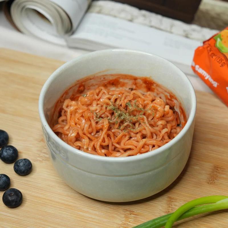 Samyang Buldak Spicy Taco Ramen Noodles - Authentic Korean Instant Noodles, Halal Certified, 5 Pack, 675g, Mexican & Korean Fusion Flavor