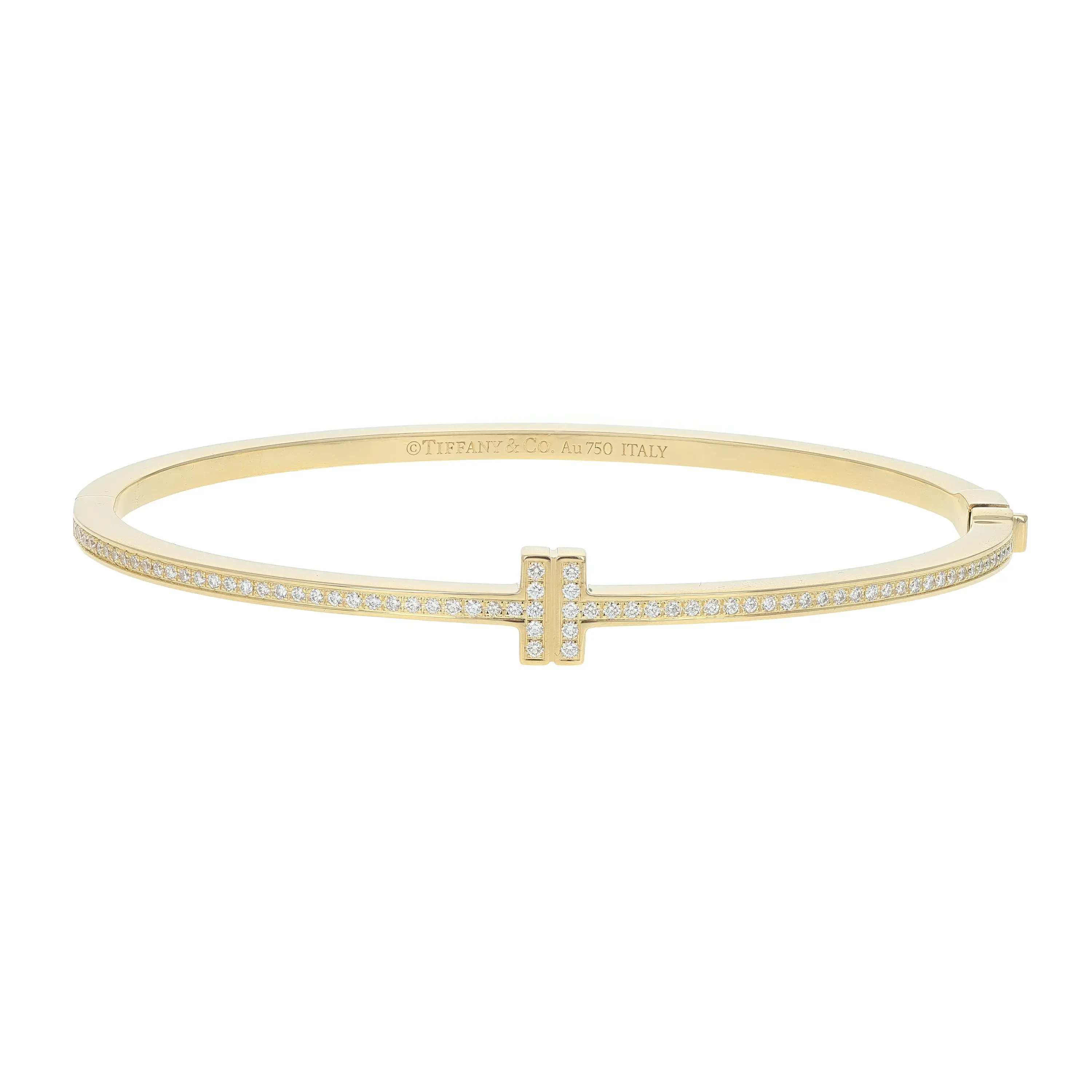 Pre-owned Tiffany & Co. Tiffany T Bangle Bracelet
