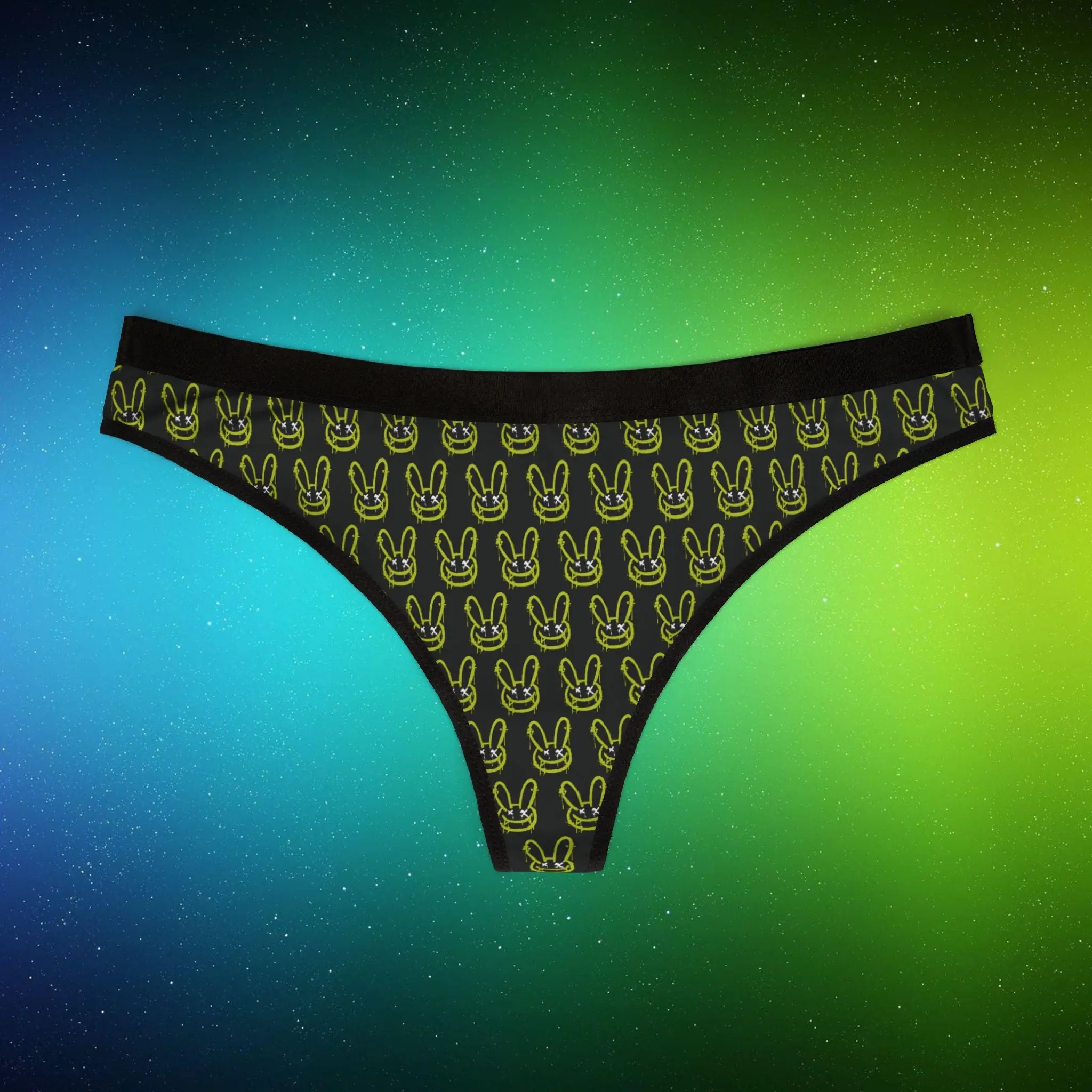 FOMO Playful Bunny Print Women's Thong