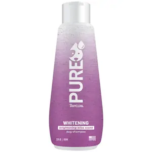 TropiClean PURE Brightening Bliss Whitening Plant-Based Dog Shampoo