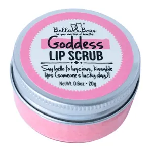 Bella & Bear Goddess Lip Scrub for exfoliating and smoothing