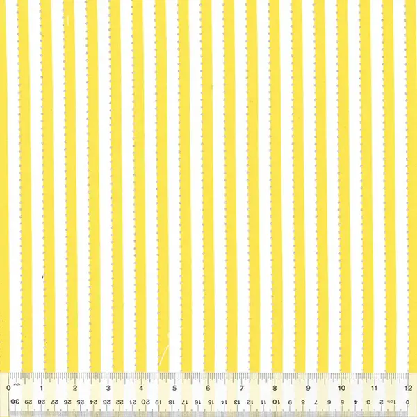 Fabric Anthology Yellow Stripes BeColourful by the Quarter Yard BC28Q-13