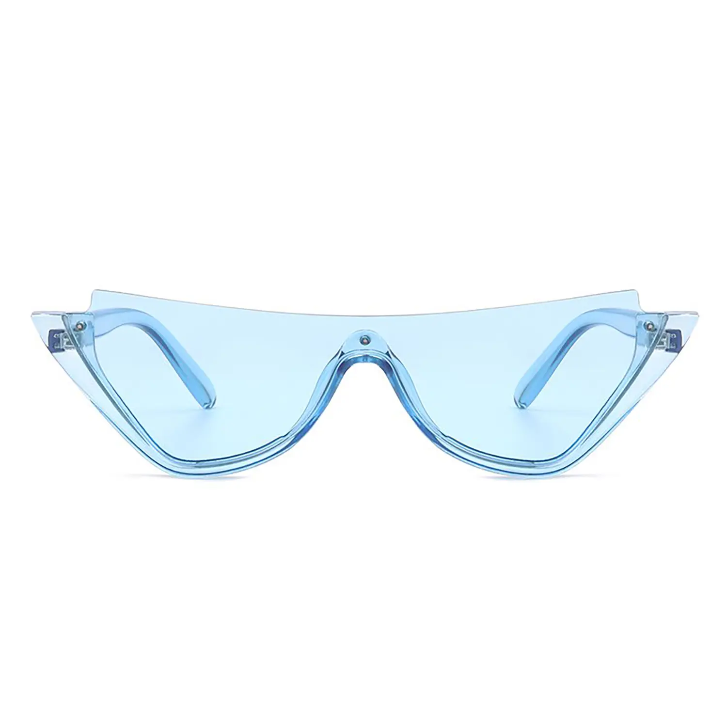 Fashion Cat Eye Sunglasses for Women, Small Half Frame Design with UV Protection for City Streets, Beach & Driving, Pool, Improve Driving Safety, Outdoor Sports, Meet Styling Needs, Unisex, Single Pair, Ordinary People, Models