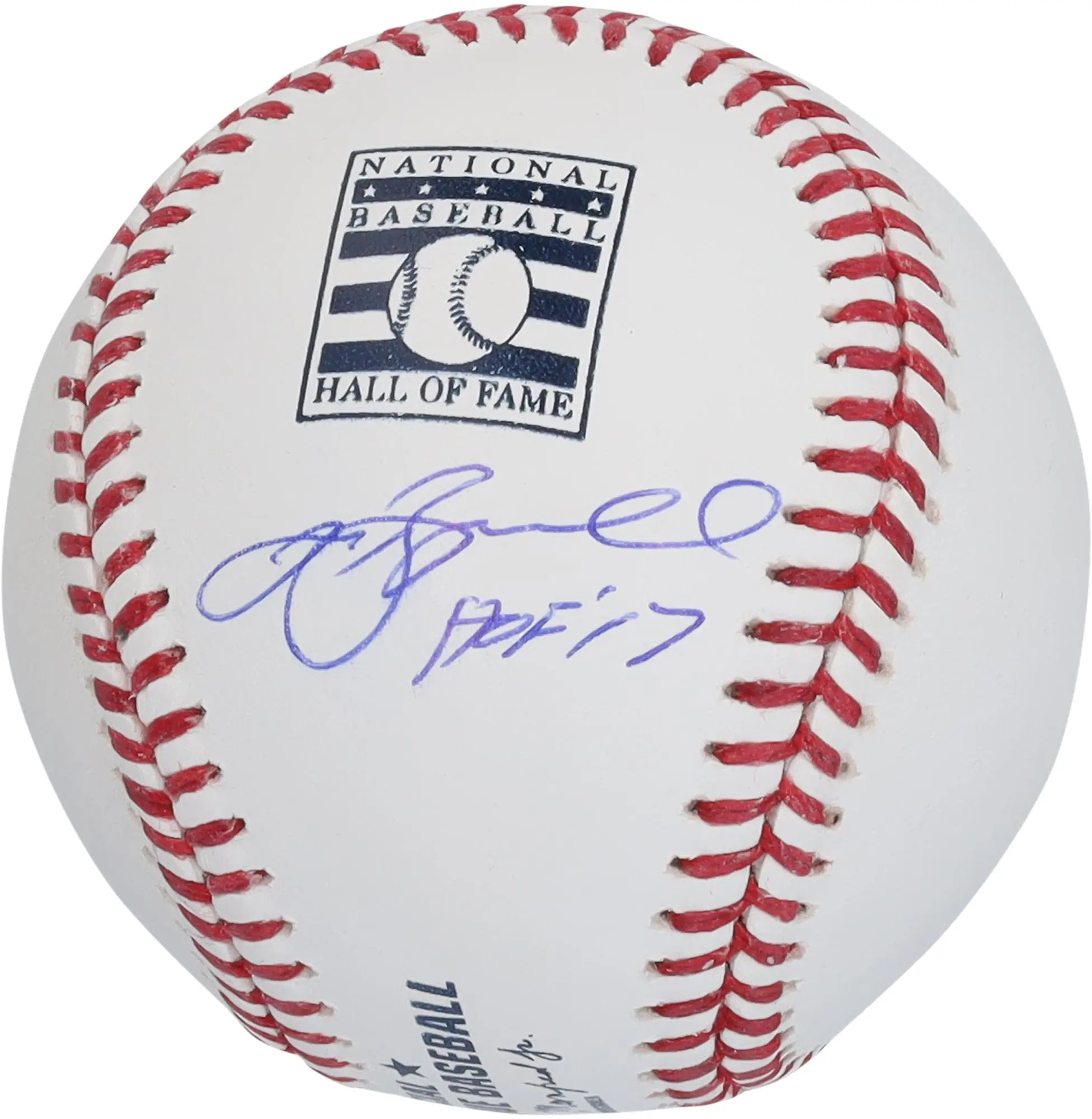 Jeff Bagwell Houston Astros Autographed Hall of Fame Logo Baseball with "HOF 17" Inscription - Fanatics Authentic Certified
