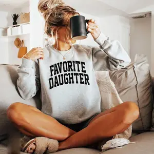 Favorite Daughter Sweatshirt, Awesome Daughter sweater, Funny Daughter Sweatshirt, Vintage Daughter Crewneck Sweater, Gift for Daughter