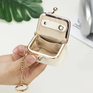 Genuine Leather Mini Jewelry Pouch, Organizer for Rings, Earrings, Headphones, and Coins, Essential