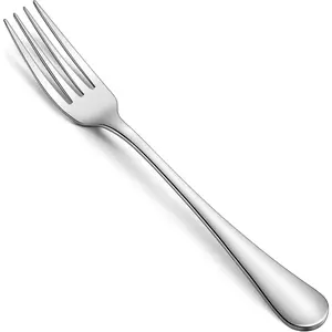 Dinner Forks Set of 12, 8 Inch Food-Grade 18/8 Stainless Steel Forks with Mirror Polished Finish, Dishwasher Safe Silverware for Home Kitchen, Dining Table, Restaurant, Party and Daily Meals