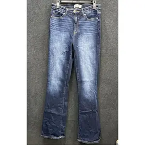 BKE Women's Parker Jeans Blue High Rise Bootcut Dark Wash Faded