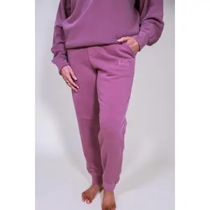 Made-to-Order Bates Embroidered Joggers - Maroon