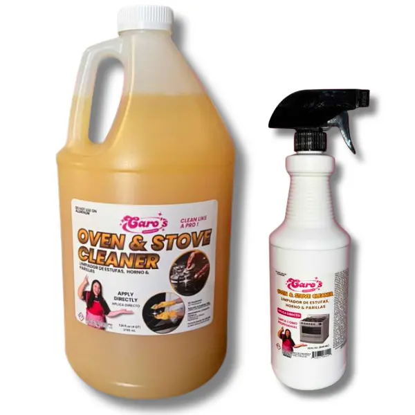Low Odor - Caro's Oven & Stove Cleaner - household - Janitorial - Oven, Stove, Grill Cleaner - Effective Grease Removal Cleaning Kitchen