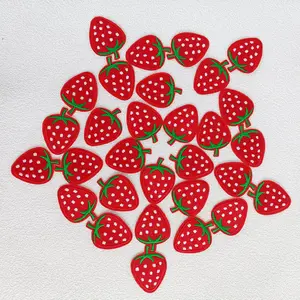 ️Valentine DIY Gift Hack | 30 PCS Cute Strawberry Iron On Patches Applique for Her Clothes Hat Fruit Centerpieces Decor
